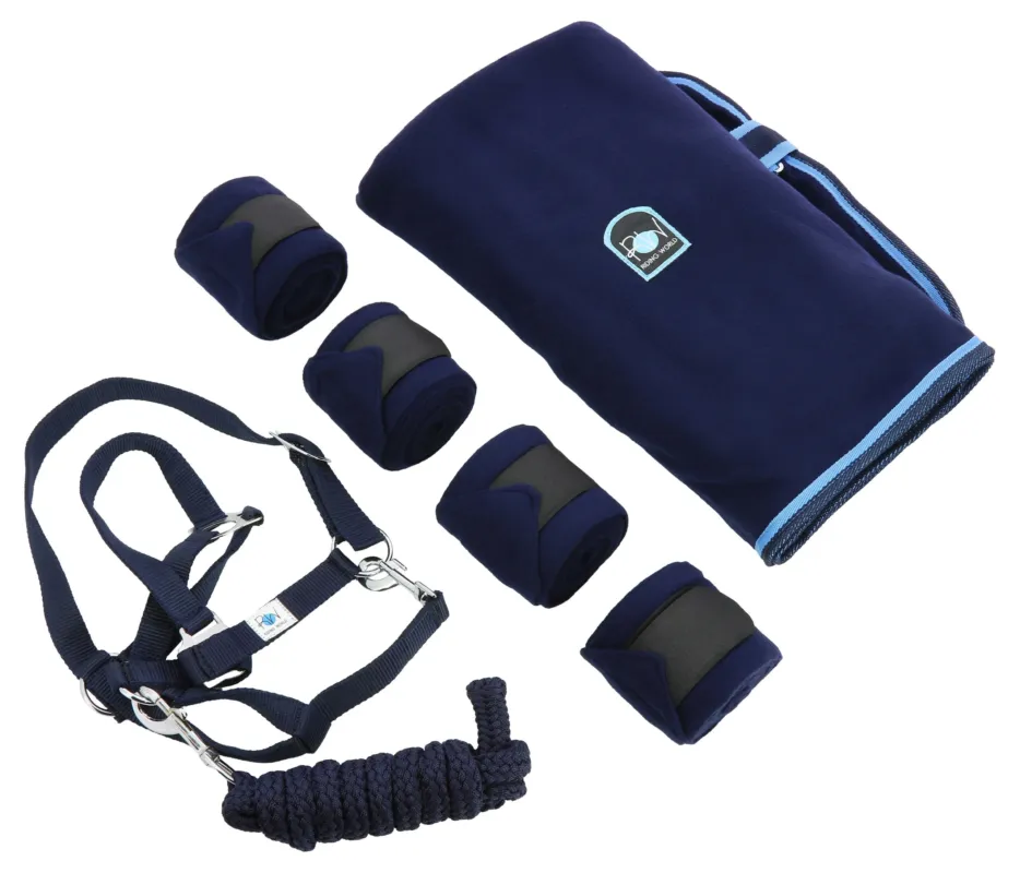 Super Prix Set complet Riding World - 125 cm - Bleu marine