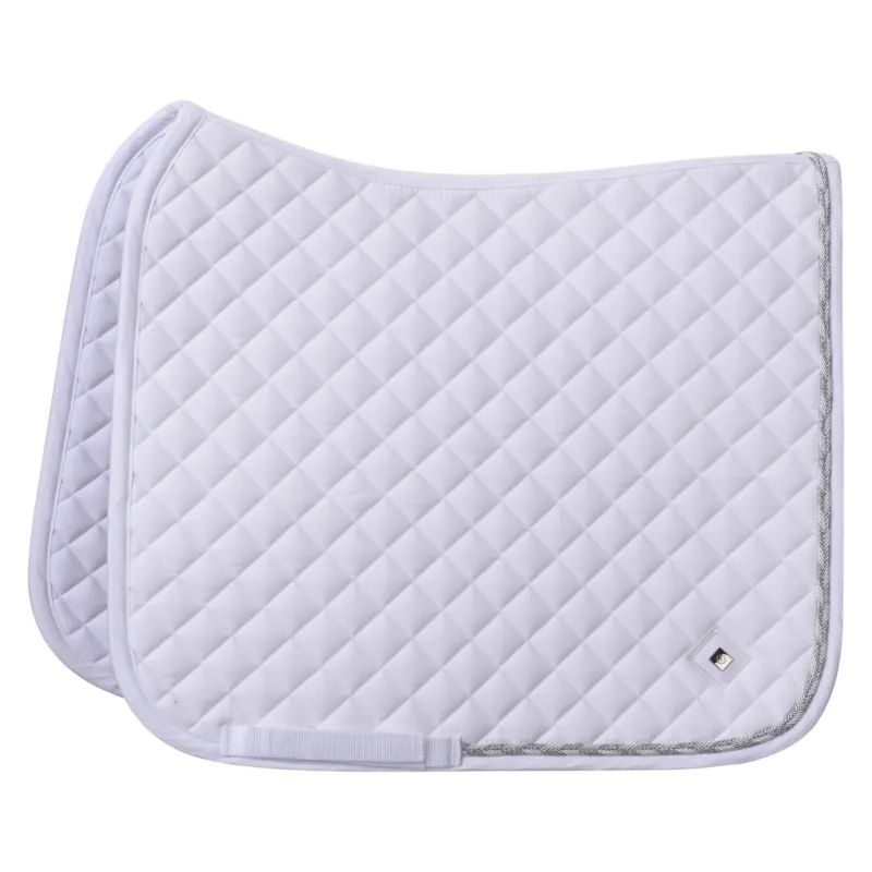 Seulement Aujourdhui Tapis de selle Imperial Riding Basic cotton Dressage - Poney - Blanc