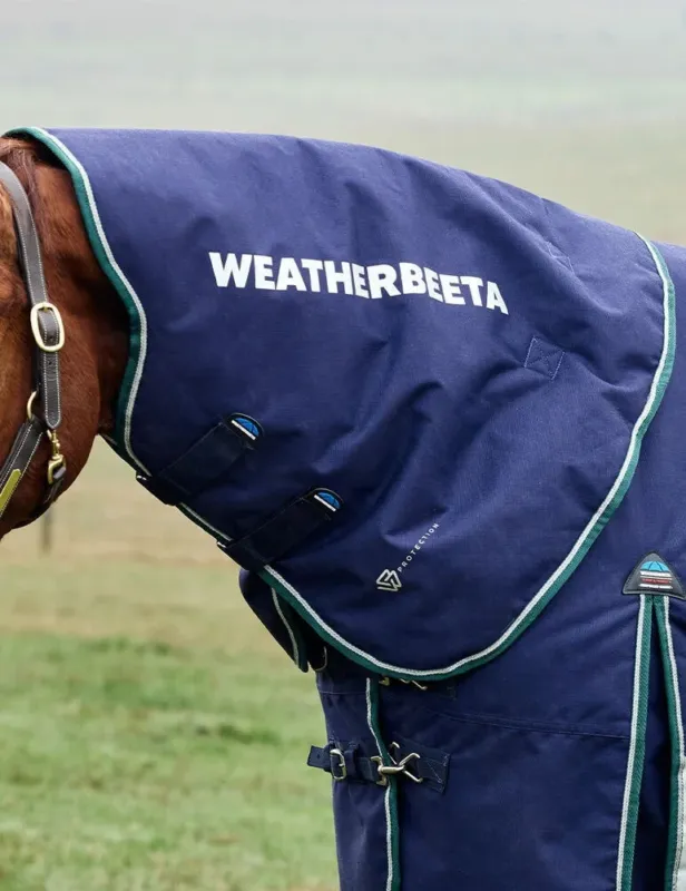 Couvre-cou Weatherbeeta ComFiTec Plus Dynamic Turnout 100g - XL - Marine / vert fort Offre Spciale