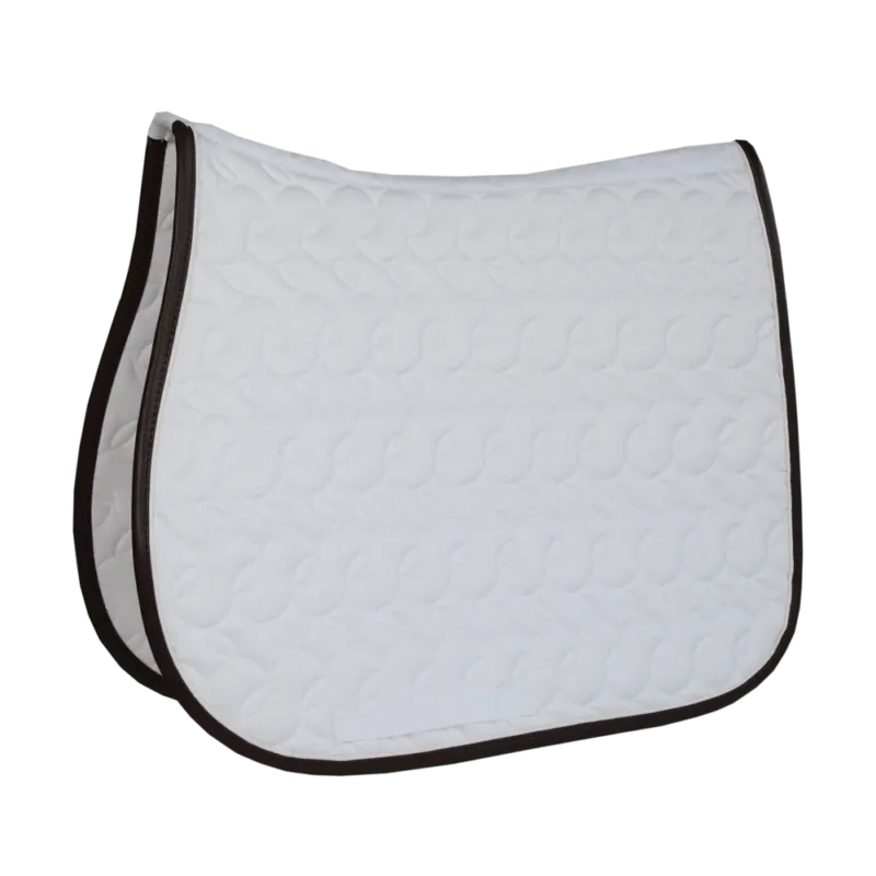 Satisfait Ou Rembours Tapis de selle sans logo Kentucky - Cheval - Blanc