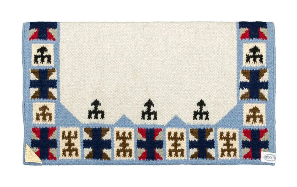 Tapis de prsentation Pool's en laine 38x34 entirement fait main - RN4 - LTA Commander Vite