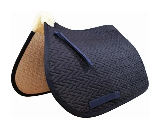 Tapis de selle T de T Thrse - Shetland - Bleu marine Rduction