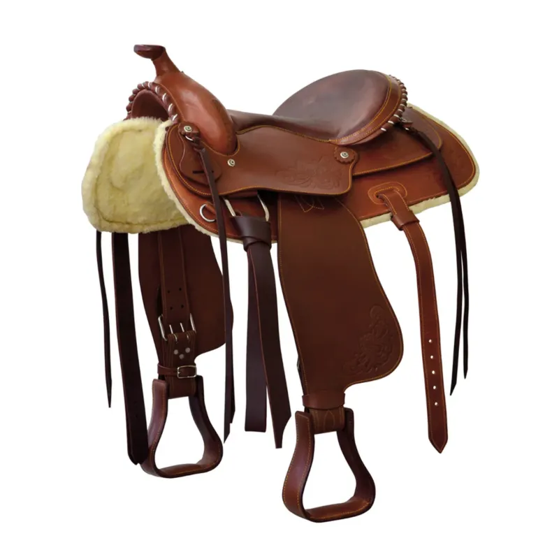 Meilleur Prix Selle western Prim Lakota cuir - 17" - Noir