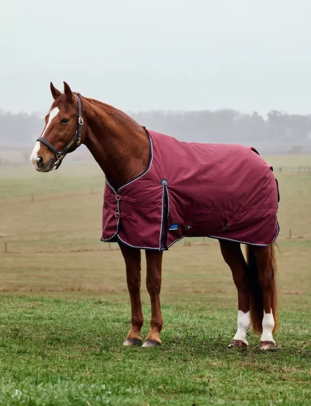 Solde Couverture Weatherbeeta ComFiTec Prelim Turnout 220g - 165 cm - Bourgogne / marine