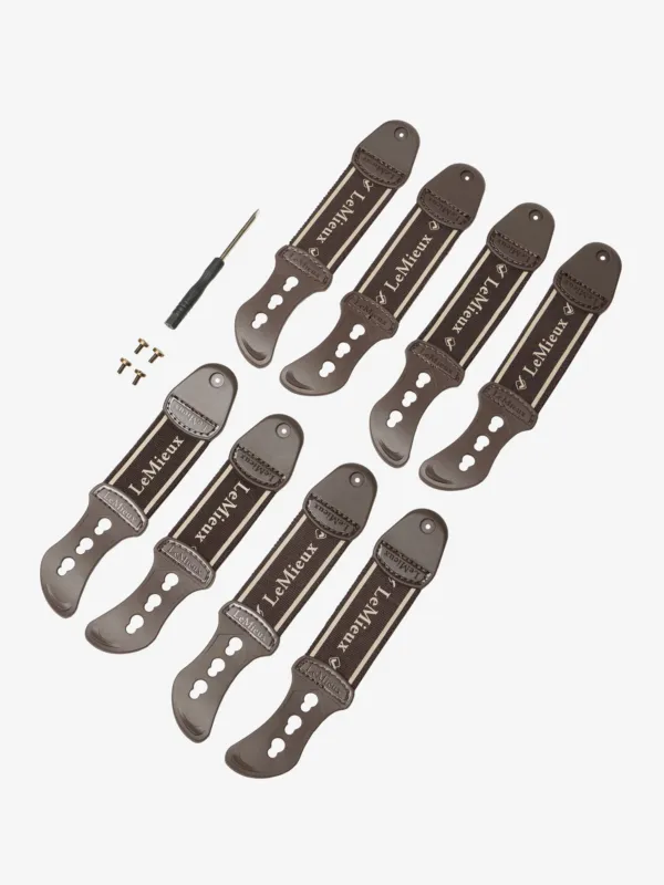 Achetez Aujourdhui Set de rparation pour sangle de protge-boulets LeMieux Exo-Flex – L – Marron