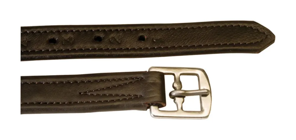 Etrivires en Cuir Double Supreme - 160 cm - Marron fonc Meilleur Choix