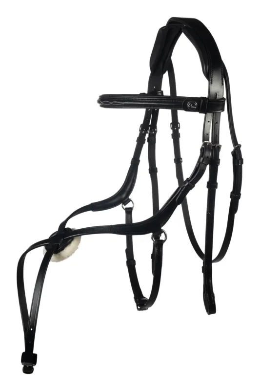 Meilleur Prix Bridon Carlos HKM - Cheval - Noir / noir