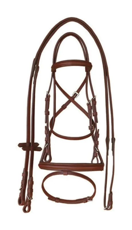 Prix Rduit Bridon Supreme avec Frontal Bomb Supreme - Cheval - Marron fonc