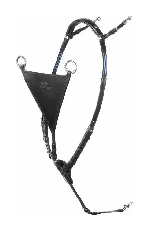 Collier de chasse Pro-Jump Stbben - Cheval / grand cheval - Noir Promotion
