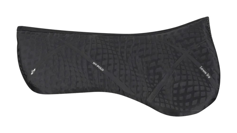 Tapis de selle HV Polo Half Pad Grip - Cheval - Noir Affaire Saisir