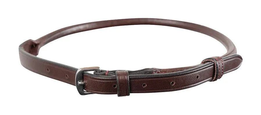 Noseband Montar cuir rond tann – Poney – Marron Solde