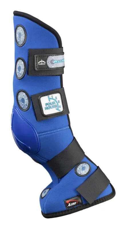 Stable Boots Veredus magntique 4 heures antrieurs - L - Bleu Petit Prix