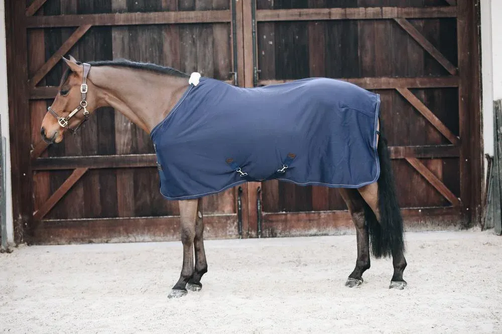 Couverture Polaire Schante Kentucky - 160 cm - Marine Super Prix