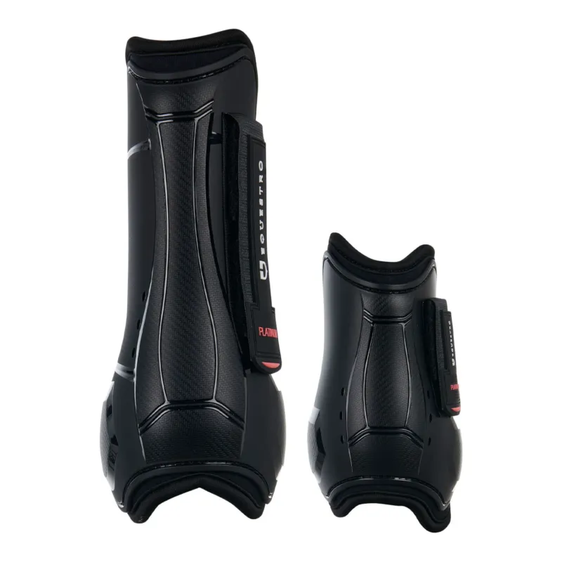Gutres et protge-boulets ferms en TPU et noprne Equestro - Cob - Noir Prix Choc