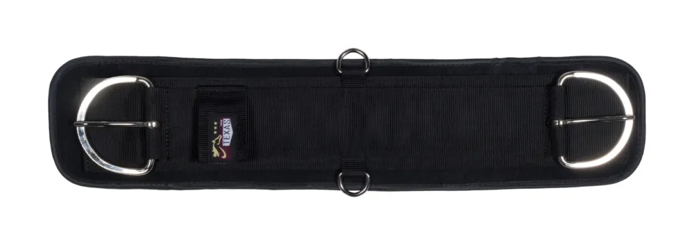 Commander Maintenant Sangle pour selle en softoprne avec doublure amov HKM - 91 cm - Noir