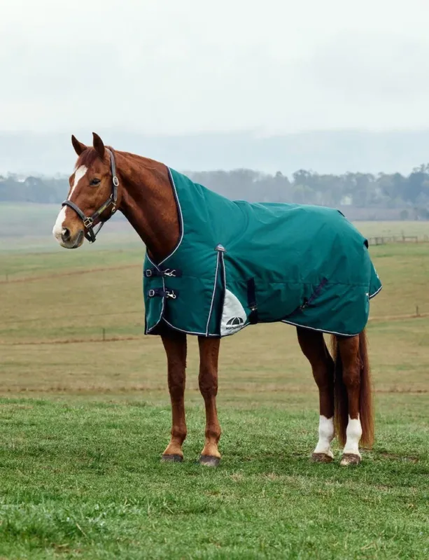 Couverture Weatherbeeta ComFiTec Plus Dynamic Turnout 220g high neck - 125 cm - Vert fort / marine Meilleure Vente