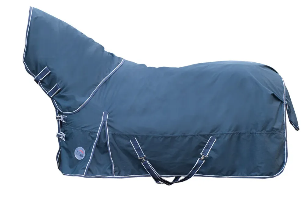 Couverture d'extrieur HKM Starter 100g 600D - 125 cm - Bleu fonc Meilleur Prix