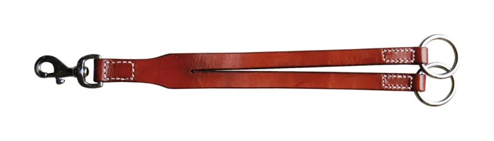 Fourche de martingale en Cuir Gras Pool's - Naturel Prix Bas