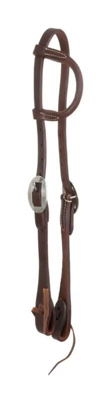 Bridon western Lakota one-ear en cuir – Huil Bon Plan