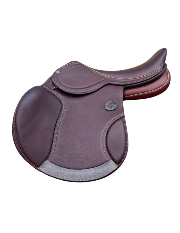 Seulement Aujourdhui Selle mixte Romane SB Luxury Line – marron – 17 »