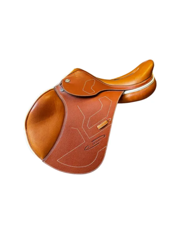 Seulement Aujourdhui Selle "X-Breath Jump" -PRESTIGE - marron - 16''