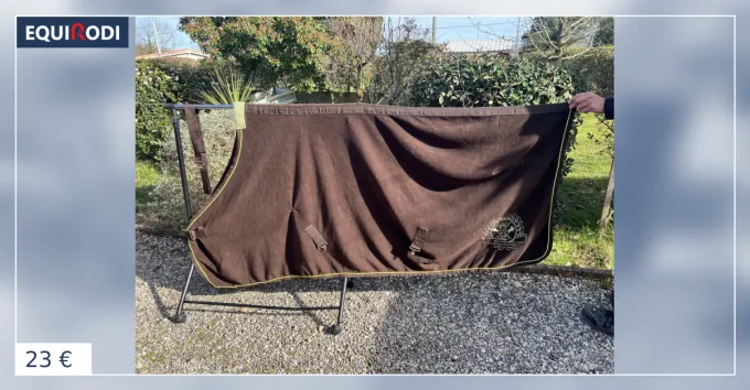 Couverture polaire Ecurie box Marron equi-theme equithe Top Vente