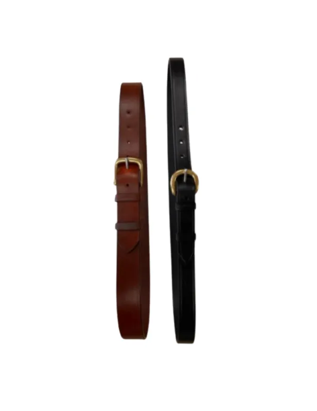 Acheter En Ligne Ceinture cuir SB – marron – 3.5cm – 130 cm