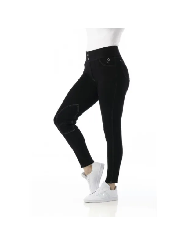 Vente Directe Pantalon Pull on - EQUITHEME - 8 ans - noir