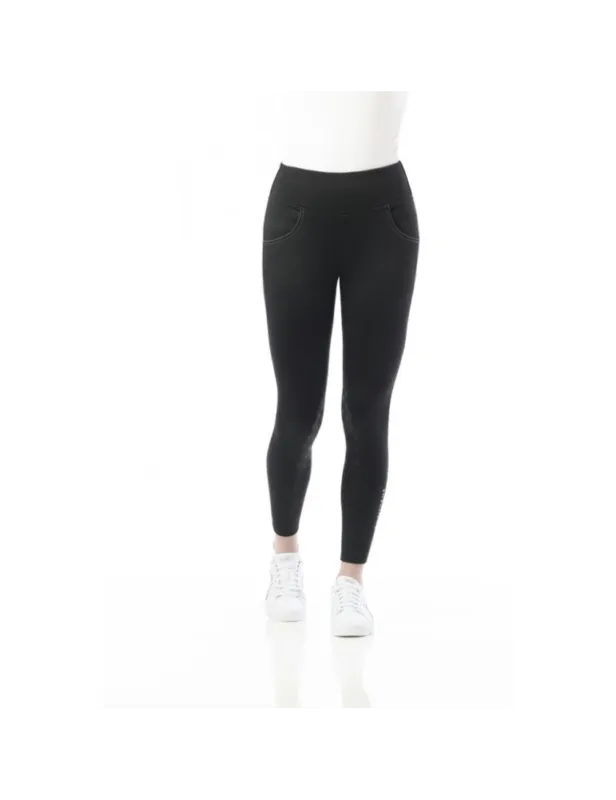 Acheter Direct Pantalon « TATIANA » fond silicone – EQUITHEME – 34 – noir
