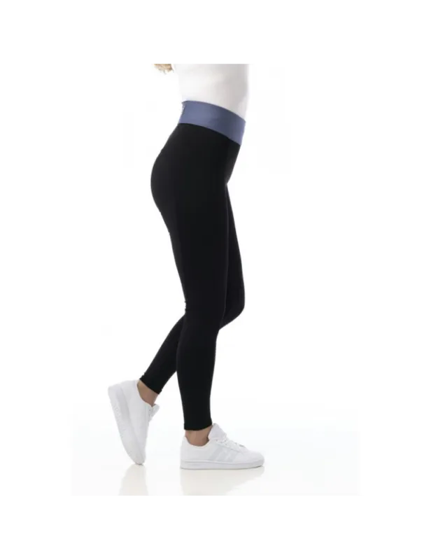 Pantalon pull on TEA - EQUITHME - 10 ans - Marine / Prune Usine Directe