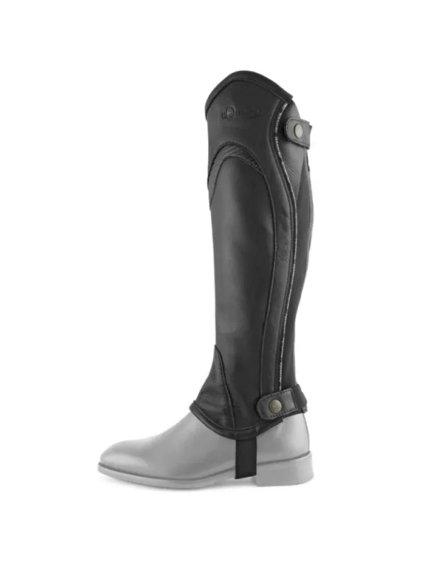 Livraison Express Mini-chaps Piping – EQUESTRO – noir – XS