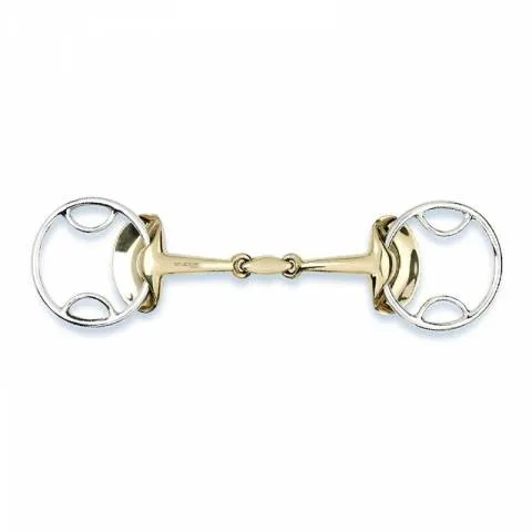 Satisfait Ou Rembours Mors 4 en 1 double brisure golden wings - Stubben - 135 cm