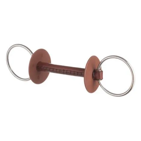 Prix Rduit Mors 2 anneaux cuir Beris - 130 MM - canons soft