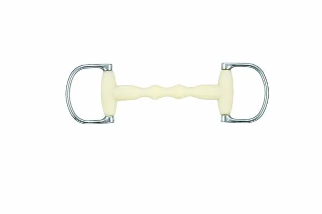 Vente Directe Mors droit flexible mullen - Happy Mouth - acier inoxydable - 125 mm