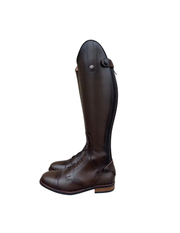 Prix Choc Bottes en cuir Eva - SB - noir - 37 C0 : hauteur 41,5 cm / largeur 31 cm