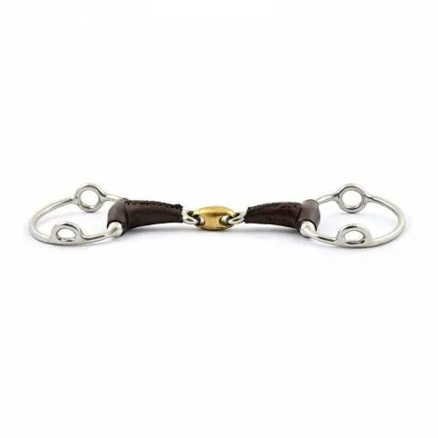 Mors releveur recouvert de cuir - Jump'in - 115 mm Commander Vite