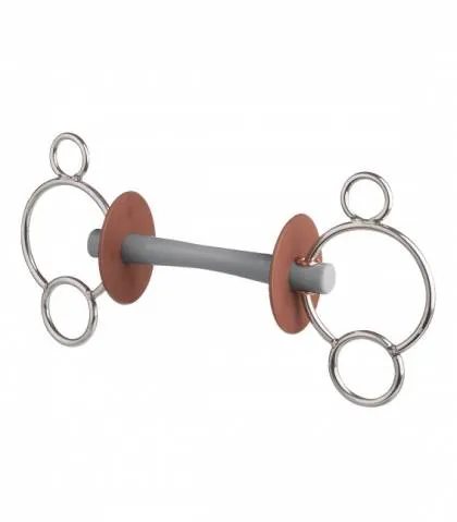 Mors 3 anneaux  canon confort droit – Beris – 120 MM – canons soft Prix Bas