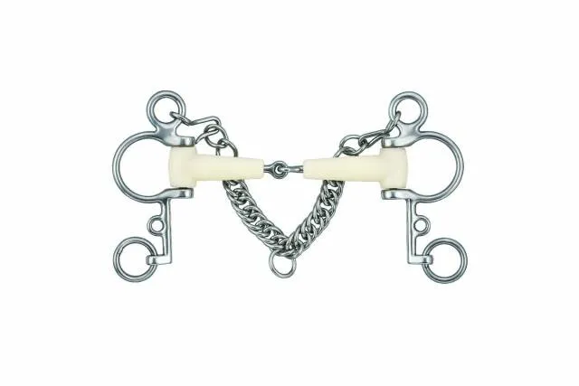 Mors pelham simple brisure - Happy Mouth - acier inoxydable - 125 mm Remise