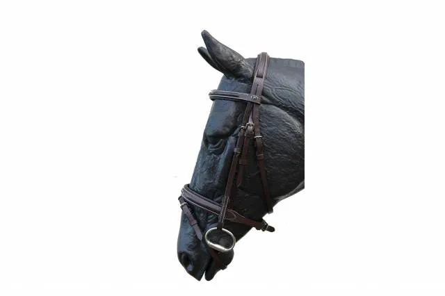 Vente Directe Bridon Pretty avec une muserolle combine JMR – Noir – poney
