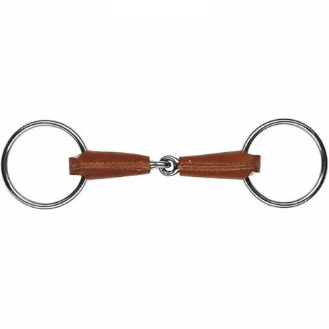 Offre Du Jour Mors 2 anneaux gains cuir – Petitpas – 115 mm