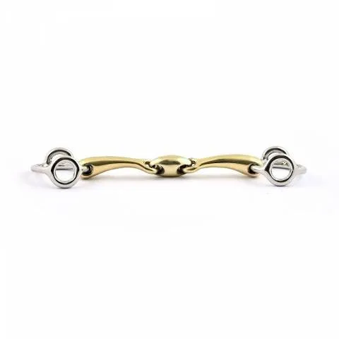 Mors de filet de bride releveur double brisure - Jump'in - 125 mm Soldes