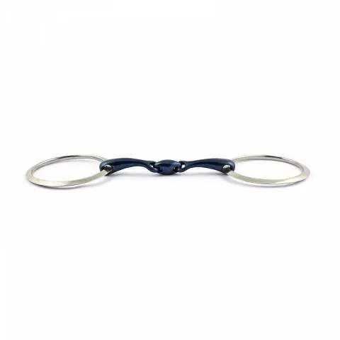 Dernire Chance Mors Blue Steel grands anneaux plats double brisure - Jump in - 125 mm