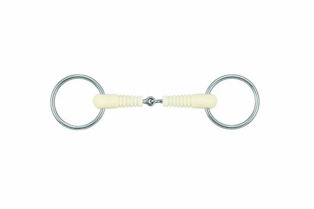Acheter En Ligne Mors anneaux loose ring simple brisure ribb - Happy Mouth - 125 mm