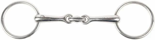 Filet de bride double brisure canons 16mm Harrys horse – 140 mm Nouveaut