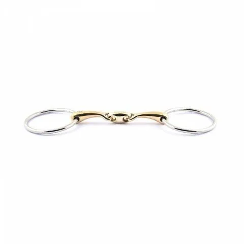Mors 2 anneaux double brisure Jump in - 115 mm Prix Bas