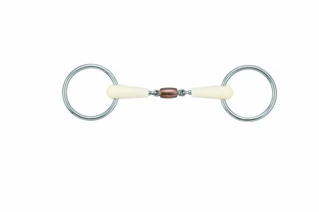 Mors double brisure Happy Mouth loose ring - cuivre - 115 CM Prix Cass