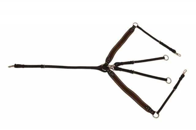 Prix Cass Bricole lastique et martingale Diamond - HFI - cuir et lastique - BRUN - PONY