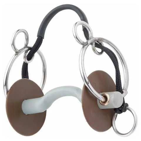Commander Vite Mors Combi passage de langue Beris - 130 MM - canons soft