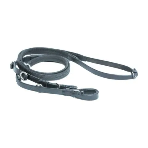 Enrnements Thiedeman reins - HFI - Caoutchouc souple - NOIR - FULL Expdi Aujourdhui