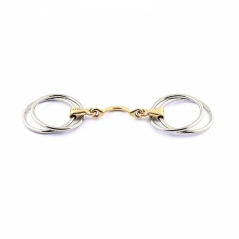 Vente Flash Mors quatre anneaux avec passage de langue - Jump'in - 125 mm